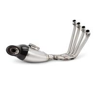 AEIOUPMMA Sistema di Scarico per Moto modificato, Set Completo, Tubo di Scarico Anteriore Inferiore, marmitta in Carbonio per CBR650R CB650R CB650F CBR650F 2014-2024