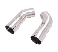 AEIOUPMMA Sistema di Scarico per Moto Slip On con Collegamento Centrale, silenziatore in Acciaio Inossidabile per Ducati 848 1098 1198 S/R