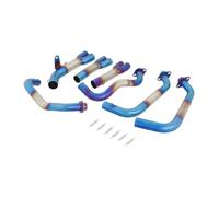 AEIOUPMMA Sistema di Scarico per Moto Slip On Years, silenziatore, collettore da 51 mm, Tubo di Collegamento Anteriore per Kawasaki Z900 A2 35KW 70KW 2018-2024