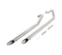 AEIOUPMMA Sistema di Scarico per Motocicletta per Honda Shadow Ace 1100 VT1100C Spirit VT1100C3 Aero VT1100C2 Sabre VT1100T Ace Tourer(Type B)