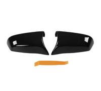 AEIOUPMMA Specchietto retrovisore Shell Horn Nero Brillante per BMW 5 Series E60 F02 F10 08-13 51167187431