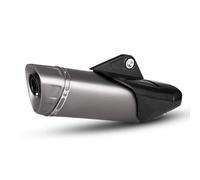 AEIOUPMMA Terminale di Scarico Universale per Moto in Lega di Titanio da 51 mm, Escape Modify, con marmitta di Copertura in Carbonio per 450SR Ninja 650 GSXR750 R7