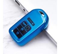 AEIOUPMMA TPU Car Smart 4/5 Button Key Cover Bag Shell Case Holder per Honda Accord Civic CRV HRV Pilot Fit Freed Odyssey Vezel 2018 2019 (Custodia Blu a 5 Pulsanti)