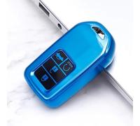 AEIOUPMMA TPU Car Smart 4/5 Button Key Cover Bag Shell Case Holder per Honda Accord Civic CRV HRV Pilot Fit Freed Odyssey Vezel 2018 2019 (Custodia Blu a 4 Pulsanti)