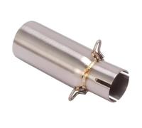 AEIOUPMMA Tubo di Scarico Centrale per Moto Slip On, marmitta, Collegamento Escape, 51 mm, Moto per Kymco Xciting 400i K-Xct 300 S400