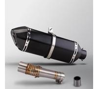 AEIOUPMMA Tubo di Scarico per Moto modificato Escape Moto con Tubo di Scarico in Carbonio e Db Killer per Honda SH300I Sh 300 2015-2022(C Carbon Tip)