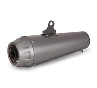 AEIOUPMMA Tubo di Scarico Universale per Moto da 60 mm, Sistema di Scarico in Lega di Titanio, marmitta, Modifica per R7 GSX250R ZX4R SV650 CBR500R CB400X