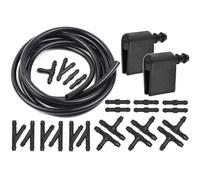 AEIOUPMMA Tubo Flessibile di spruzzo dell'ugello lavavetri Montato sul Braccio tergicristallo per Mercedes Benz Sprinter per VW Crafter 2500 3500 2E1955985 2E1955986(with Regulator)