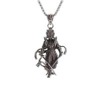 AEIXYA 1 Pezzi Collana Da Goku, Ciondolo Uomo, 60 Cm Collane Anime Dragon Ball Con Ciondolo 3D Di Ka-Karot, Collane Uomo In Lega, Regalo Perfetto Per Gli Amanti Degli Anime