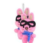 AEIXYA 1 Pezzi Skzoo Plush Stray Kids, Stray Kids Peluche Portachiavi, Kpop Plush Doll Portachiavi, Peluche Animali,Cartoon Peluche, Regalo Di Compleanno Per Bambini E Fan(D)