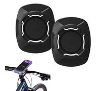AEIXYA 2 Pezzi Adattatore Universale Bici Compatibile Con Quad Lock, Supporto Rapido Per Smartphone, Moto, Bicicletta, Auto E Accessori(Nero)