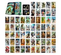 AEIXYA Carte Italian Brainrot - Set da 60 carte da collezione e 32 adesivi, Gioco Di Carte Psichedelico Con Personaggi Unici, Regalo Perfetto per Bambini, Ragazzi, Feste e Party