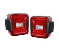 aejghfwjh Fari Posteriori Auto Per Jeep Per Wrangler Per JL 2018-2023 Fanali Posteriori LED Luci Freno Retromarcia Diurne(Version Red)