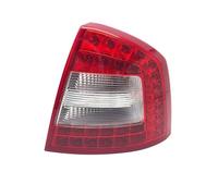 aejghfwjh Fari Posteriori Auto Per Skoda Per Octavia Per A6 2009-2013 Fanale Posteriore LED Auto Paraurti Copertura Luce Freno Car-styling 1ZD945111A(Right)