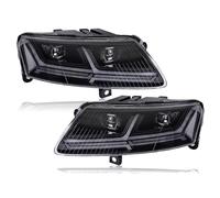 aejghfwjh Per A6 A6L C6 S6 2004-2011 2 Pezzi LED Fari DRL Lampada Di Segnalazione Dinamica LHD Versione RHD Gruppo Ottico Anteriore Proiettore Faro Fanale Anteriore(For Xenon)