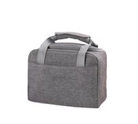 AEJHSIN Borsa for il pranzo portatile for termica isolata for raffreddamento for Bento for la cena Contenitore for conservazione degli alimenti for scuola(Gray)
