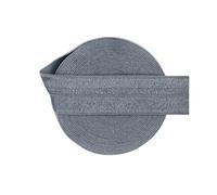 AEJHSIN Elastici 10 Yard Solid Shiny Fold Over Elastic 20mm Spandex Satin Band Headband Underwear Dress DIY Sewing Trim(Charcoal)