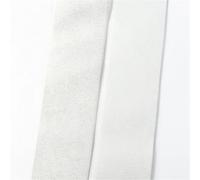 AEJHSIN Elastici 5/10M 25-50mm Silk Nylon Elastic Band Colored Rubber Bands Webbing for Sewing Garment Belt Bags Ribbon DIY Accessories(WhiteColored,10Meters,25mm)