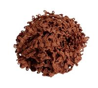 AEJHSIN Elastici 5-10yard Elastic Lace Ribbon Black White Color Button Loops DIY Multicolor Handmade Trimming for Clothes Sewing Rubber Band(Brown,14mm 10yards)