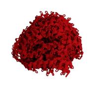 AEJHSIN Elastici 5-10yard Elastic Lace Ribbon Black White Color Button Loops DIY Multicolor Handmade Trimming for Clothes Sewing Rubber Band(Red,14mm 5yards)