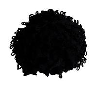 AEJHSIN Elastici 5-10yard Elastic Lace Ribbon Black White Color Button Loops DIY Multicolor Handmade Trimming for Clothes Sewing Rubber Band(Black,14mm 5yards)