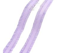 AEJHSIN Elastici 5-30Yards 13mm Double Ruffle Elastic Band for Underwear Bra Strap Rubber Bands Belt Clothes Trim Stratch Tape Sewing Accessories(18LightPurple,30Yards)