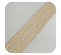 AEJHSIN Elastici 6m Fine Wide 5cm Elastic Pleated Mesh Tulle Lace Applique Guipure Folded Sewing Fabric Ribbon Edge Trim DIY Dresses Clothes Decor(Apricot)