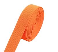 AEJHSIN Elastici Nylon Elastic Bands Pant Waist Rubber Band Underwear Belt Elastics Webbing Tape DIY Clothes Sewing Accessories(Orange,5Meters,25mm)