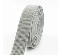 AEJHSIN Elastici Nylon Elastic Bands Pant Waist Rubber Band Underwear Belt Elastics Webbing Tape DIY Clothes Sewing Accessories(Silvergray,2Meters,38mm)