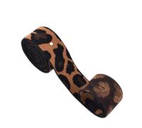 AEJHSIN Elastici Nylon Spandex Elastic Webbing Band,Leopard Print & Colored Stripes,Sewing Material,DIY Handmade Strap,Headband Accessory(TLD04B-1piece,2yards)