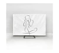 AEJHSIN TV Cover Copertura antipolvere for display Panno for TV 32-75 pollici Valuta Semplice e moderna(03,Other Size)