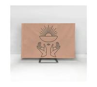 AEJHSIN TV Cover Copertura antipolvere for display Panno for TV 32-75 pollici Valuta Semplice e moderna(10,47 inch)