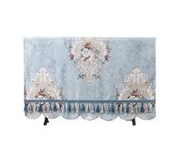 AEJHSIN TV Cover Copertura TV LCD in tessuto antipolvere Asciugamano copri tovaglia universale da appendere al desktop 55 pollici 65(Light Green,37")