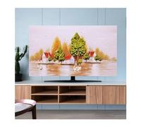 AEJHSIN TV Cover Copertura TV Panno antipolvere 32-70 pollici curva da tavolo appendere for uso domestico di alta qualità universale(14,32inch 80x50cm)