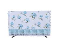 AEJHSIN TV Cover Copri TV 32" 37" 40 "42" 43 "55" Il coperchio antipolvere con superficie curva for LCD da 65" non può essere rimosso all'avvio. Coperchio del monitor 32 della(Tulip blue,47inch)