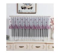 AEJHSIN TV Cover Copri TV in pizzo da appendere alla polvere verticale, superficie curva, protezione del monitor, decorazione moderna soggiorno(8,80x50cm)