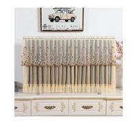 AEJHSIN TV Cover Copri TV in pizzo da appendere alla polvere verticale, superficie curva, protezione del monitor, decorazione moderna soggiorno(6,80x50cm)