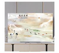 AEJHSIN TV Cover Paraluce for TV Panno antipolvere for Copri monitor carino da 32-75 pollici Proteggi schermo(10,42-43inch(102x63cm))