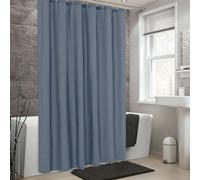 AEKDCL - Tenda per doccia e vasca da bagno, in tessuto, resistente alla muffa, impermeabile, lavabile, di alta qualità, tenda per doccia in tessuto per vasca da bagno con ganci per tenda da doccia