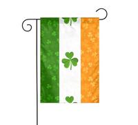 AEKGOHP Bandiera irlandese Stampe Giardino pennone esterno cortile decorazione fronte-retro 30,5x45,7 cm