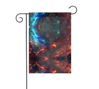 AEKGOHP Colorful Phoenix Prints - Asta per bandiera da giardino, decorazione per cortile esterno, su entrambi i lati, 30,5 x 45,7 cm