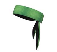AEKGOHP Foulard sportivo con stampa verde prato, assorbe il sudore e traspirante, fascia per capelli con movimento, fazzoletto su entrambi i lati