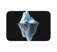 AEKGOHP La punta dell'iceberg Prints, tappetino antiscivolo e ispessito adatto per bagni, camere da letto, tappetini lavabili 40,6 x 61 cm