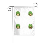 AEKGOHP Picchio Casa sull'albero Stampe Asta da giardino Decorazione per cortile esterno su entrambi i lati 30,5 x 45,7 cm