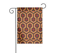 AEKGOHP Shining Overlook Prints - Asta per bandiera da giardino, decorazione per cortile esterno su entrambi i lati, 30,5 x 45,7 cm