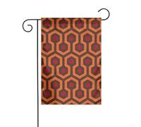 AEKGOHP Shining Overlook Prints - Asta per bandiera da giardino, decorazione per cortile esterno su entrambi i lati, 30,5 x 45,7 cm