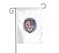 AEKGOHP Stampa bandiera nazionale leone stampe giardino pennone esterno cortile decorazione fronte-retro 30,5 x 45,7 cm