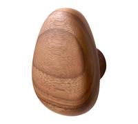 AEKLXVKU Gancio appendiabiti da parete in legno decorativo per armadio, pomello per cappello, sciarpa, asciugamano, 6,4 x 4,6 x 3 cm, triangolo