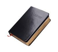 AEKLXVKU Taccuino spesso della Bibbia per la casa, stile retrò, per prendere appunti e diari con bordo dorato, 17,3 x 12,5 x 3,5 cm