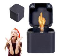 AEKZOX 1 pezzo Scatola Regalo a Sorpresa con Dito Medio, Regali Stupidi, Halloween Regalo, Funny Prank Gift Middle Finger in a Box, per Regalo di Natale Divertente Scherzo